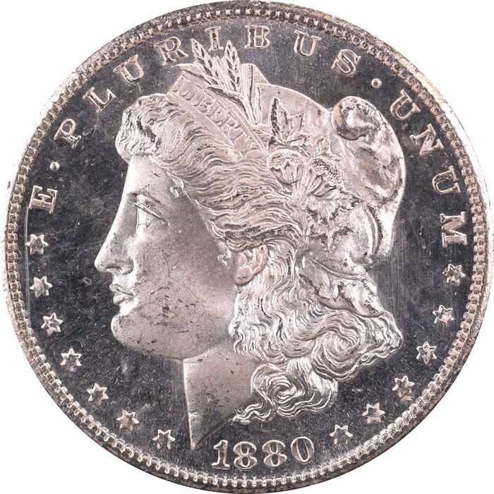 1880-S Morgan Dollar ($1) Rattler Obverse Image