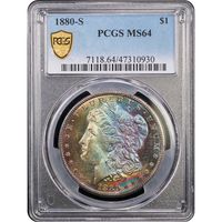 1880-S Morgan Dollar ($1) Toner Obverse Slab Image
