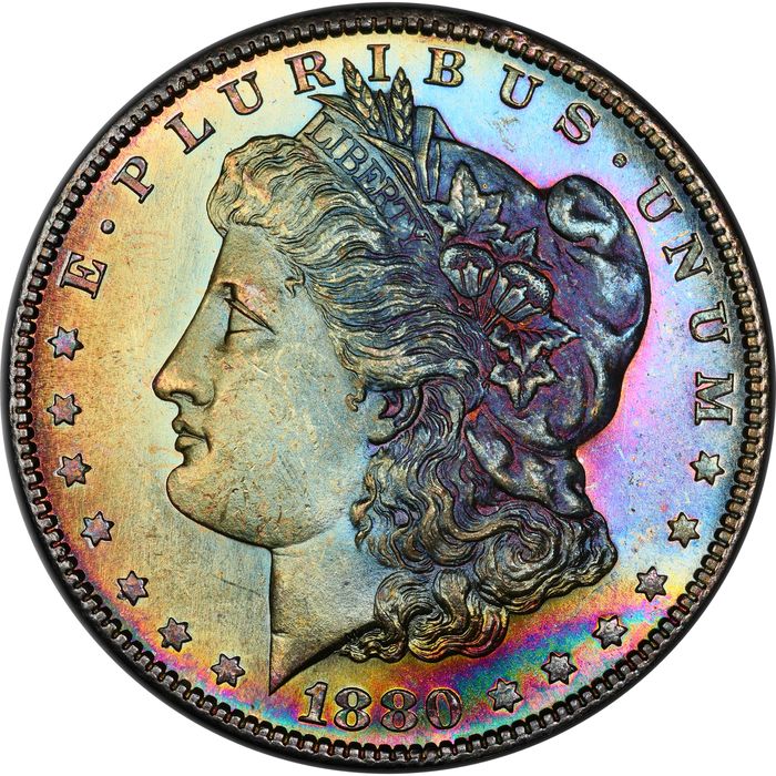 1880-S Morgan Dollar ($1) Toner Obverse Image
