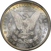 1880-S Morgan Dollar ($1) Toner Reverse Image