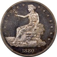 1880 Trade Dollar (T$1) Obverse Image