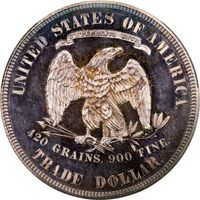 1880 Trade Dollar (T$1) Reverse Image