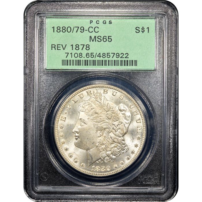 1880/79-CC Rev of 78 Morgan Dollar ($1) OGH Obverse Slab Image