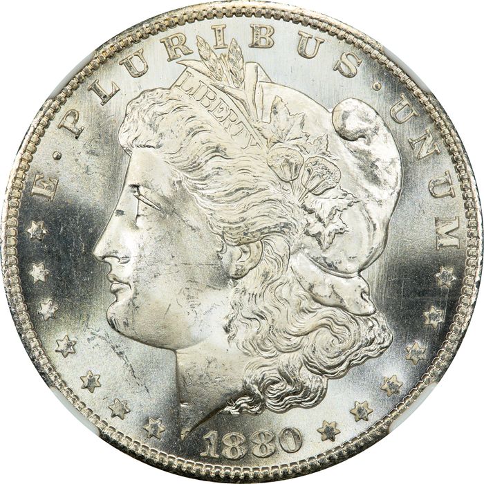 1880/9-S Morgan Dollar ($1) VAM 11 0/9 Overdate Photo 3