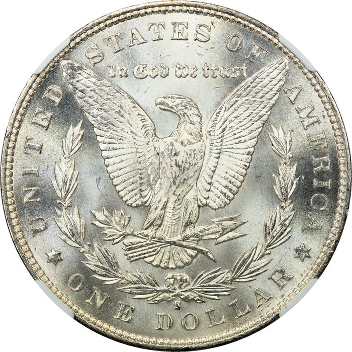 1880/9-S Morgan Dollar ($1) VAM 11 0/9 Overdate Photo 4