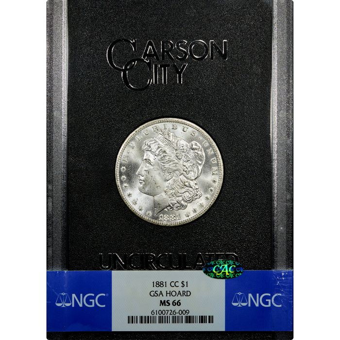1881-CC GSA Morgan Dollar ($1) Obverse Image
