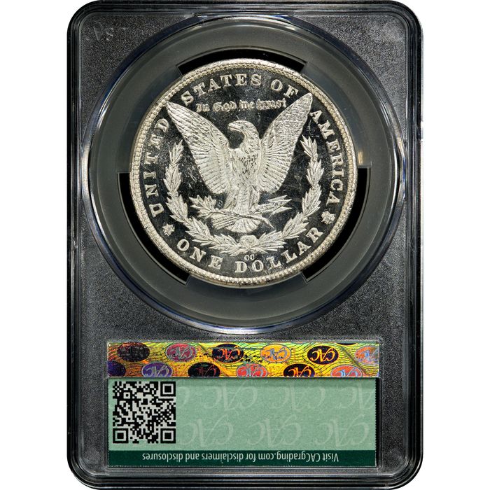1881-CC Morgan Dollar ($1) Reverse Slab Image