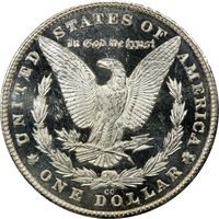 1881-CC Morgan Dollar ($1) Reverse Image