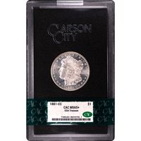 1881-CC Morgan Dollar ($1) GSA Obverse Slab Image
