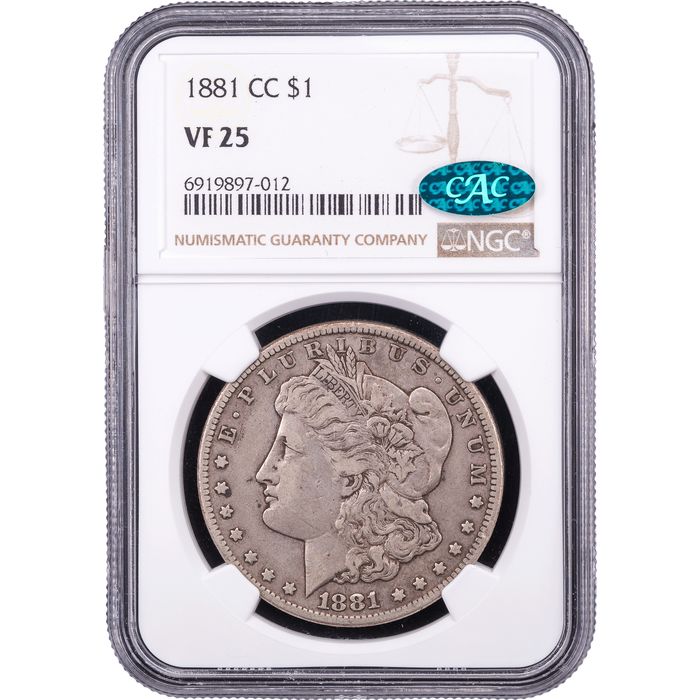 1881-CC Morgan Dollar ($1) Obverse Image