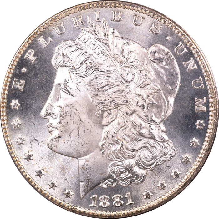 1881-CC Morgan Dollar ($1) OGH Obverse Image