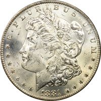 1881-CC Morgan Dollar ($1) Photo 3