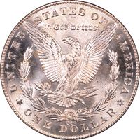 1881-CC Morgan Dollar ($1) Reverse Image