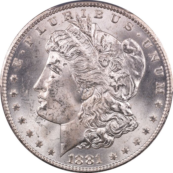 1881-CC Morgan Dollar ($1) Obverse Image