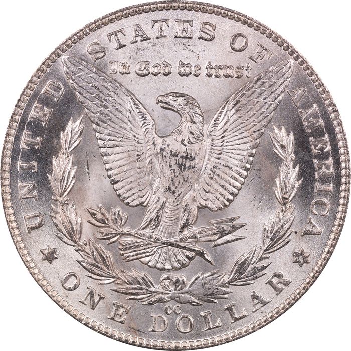 1881-CC Morgan Dollar ($1) Reverse Image