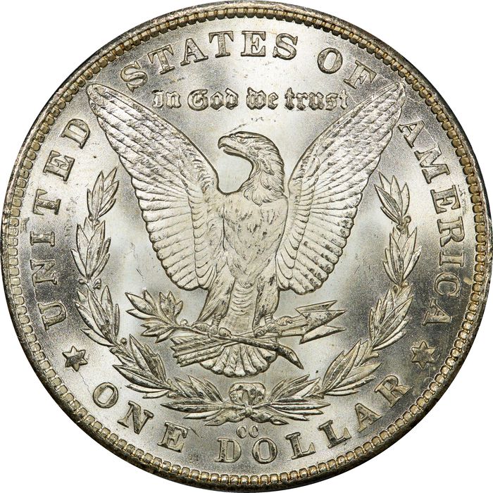 1881-CC Morgan Dollar ($1) Reverse Image