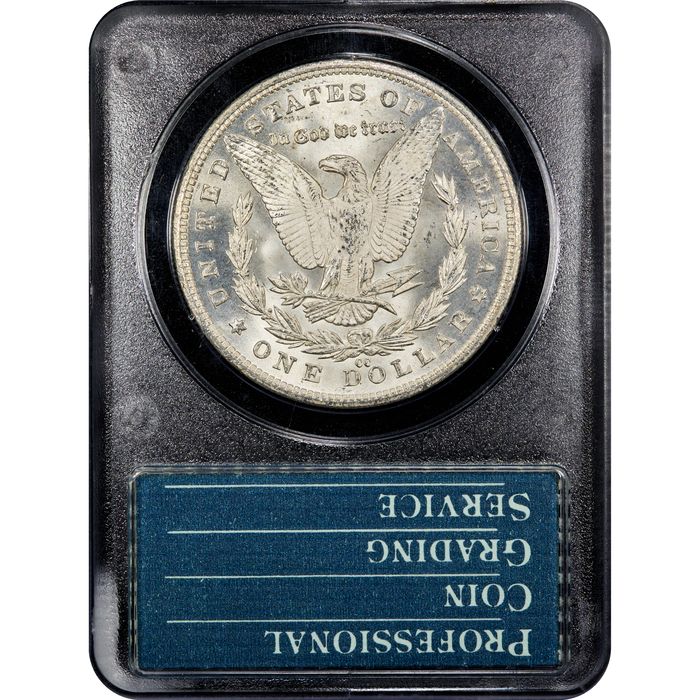 1881-CC Morgan Dollar ($1) Rattler Reverse Image