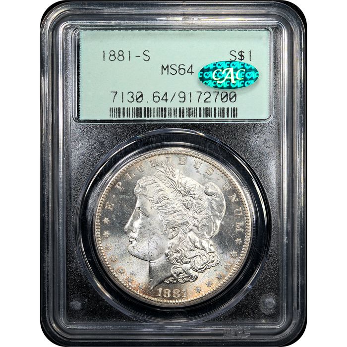 1881-S Morgan Dollar ($1) OGH Obverse Slab Image