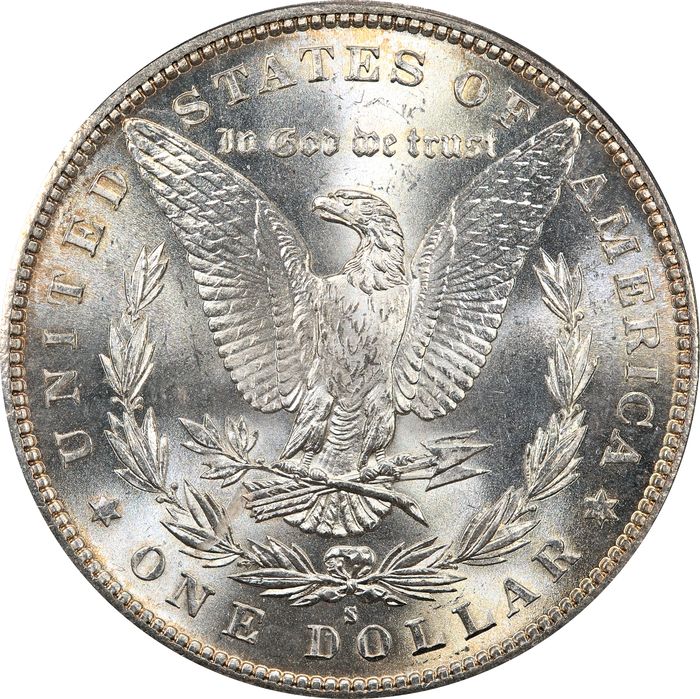 1881-S Morgan Dollar ($1) OGH Reverse Image