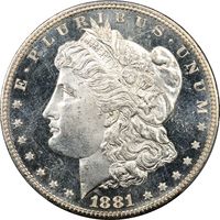 1881-S Morgan Dollar ($1) Obverse Image