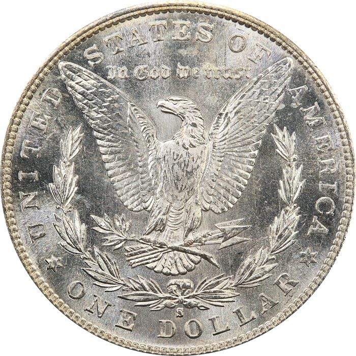 1881-S Morgan Dollar ($1) Reverse Image
