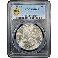 1881-S Morgan Dollar ($1) Obverse Slab Image
