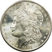 1881-S Morgan Dollar ($1) Obverse Image