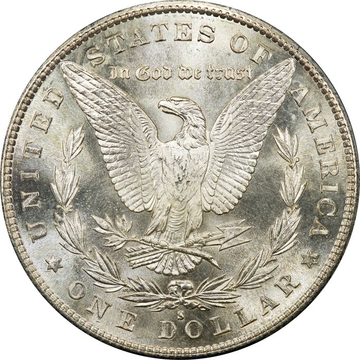 1881-S Morgan Dollar ($1) Reverse Image