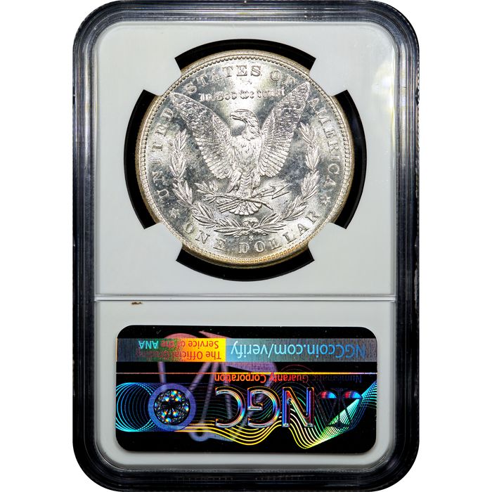 1881-S Morgan Dollar ($1) Rainbow Toner Reverse Image