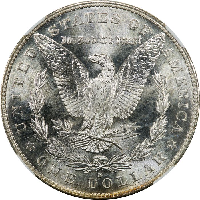 1881-S Morgan Dollar ($1) Rainbow Toner Photo 4