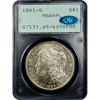 1881-S Morgan Dollar ($1) Rattler Obverse Image