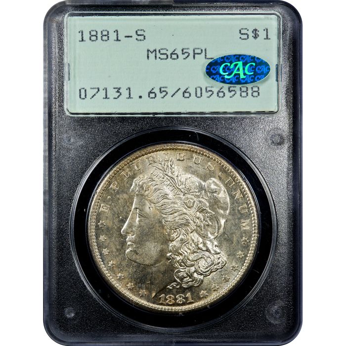 1881-S Morgan Dollar ($1) Rattler Obverse Image