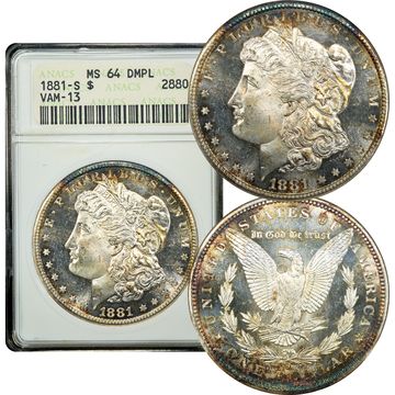 1881-S Morgan Dollar ($1) VAM 13 Composite Image
