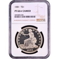 1881 Trade Dollar ($1) Obverse Slab Image