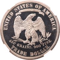 1881 Trade Dollar ($1) Reverse Image