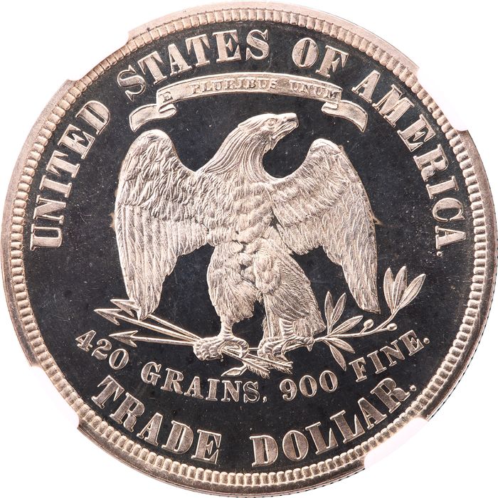 1881 Trade Dollar ($1) Reverse Image