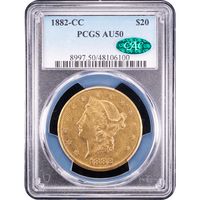 1882-CC Liberty Gold Double Eagle ($20) Obverse Image