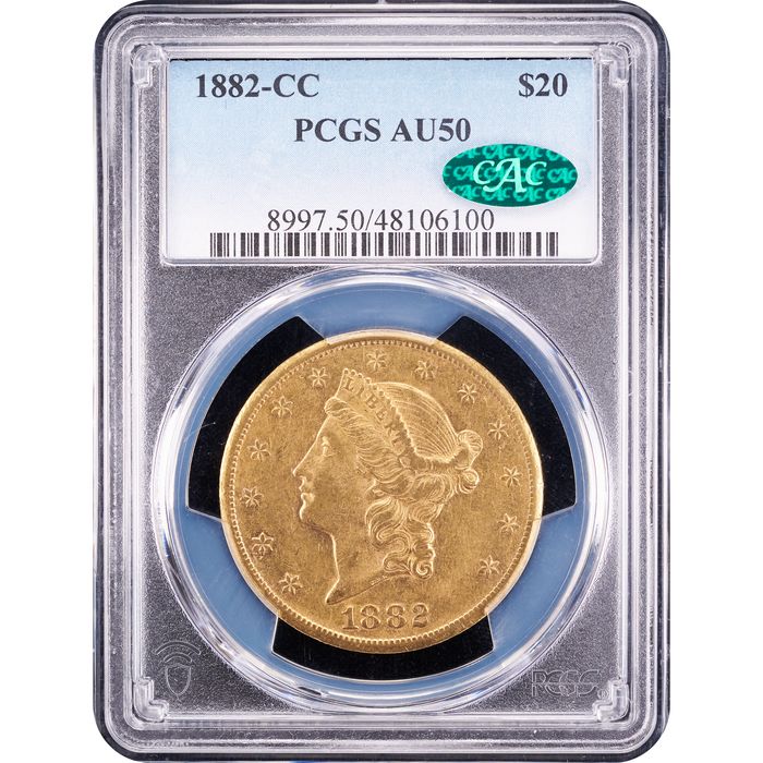 1882-CC Liberty Gold Double Eagle ($20) Obverse Image