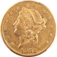 1882-CC Liberty Gold Double Eagle ($20) Photo 3