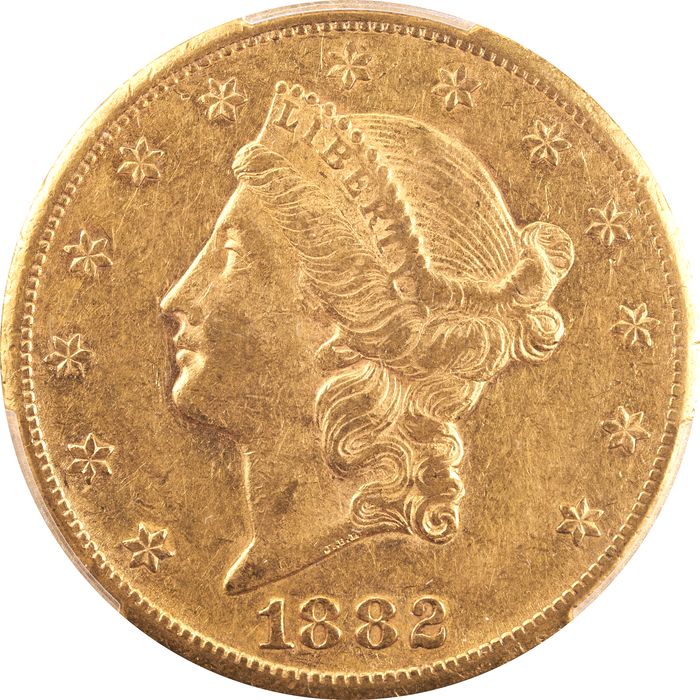 1882-CC Liberty Gold Double Eagle ($20) Photo 3