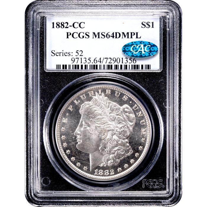 1882-CC Morgan Dollar ($1) Obverse Slab Image