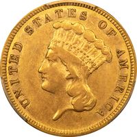 1882 Gold $3 Photo 3
