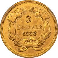1882 Gold $3 Photo 4