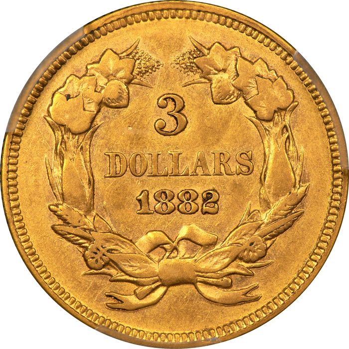 1882 Gold $3 Photo 4