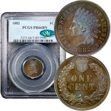 1882 Indian Cent (1c) Composite Image