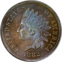 1882 Indian Cent (1c) Photo 3