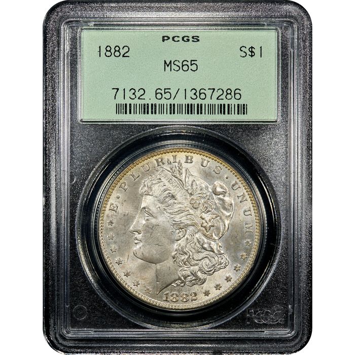 1882 Morgan Dollar ($1) OGH Obverse Image
