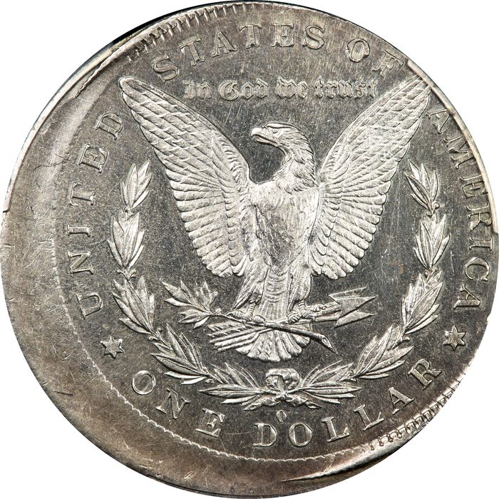 1882-O Morgan Dollar ($1) Error - Struck 10 Percent Off-Center Photo 4