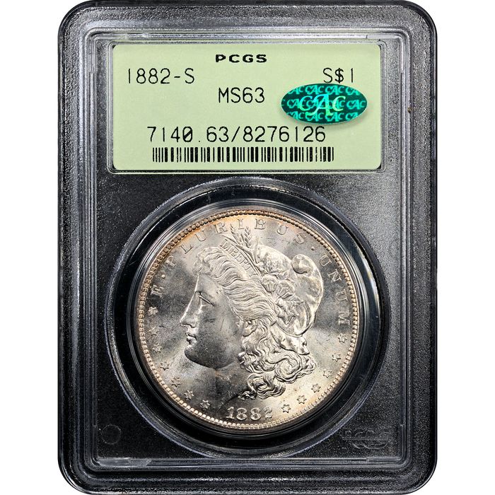 1882-S Morgan Dollar ($1) Obverse Slab Image