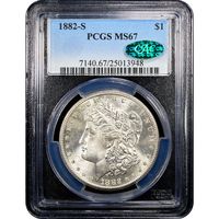 1882-S Morgan Dollar ($1) Obverse Slab Image
